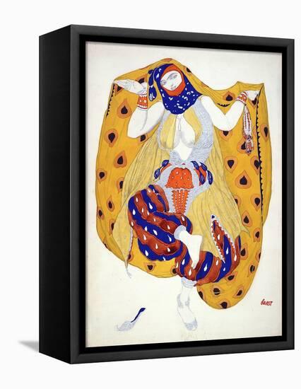 Costume Design for a Dancer in 'Scheherazade', a Ballet First Produced by Diaghilev-Leon Bakst-Framed Premier Image Canvas