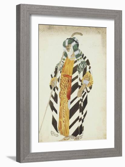 Costume Design for a Dancer in Suite Arabe-Leon Bakst-Framed Giclee Print