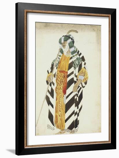 Costume Design for a Dancer in Suite Arabe-Leon Bakst-Framed Giclee Print