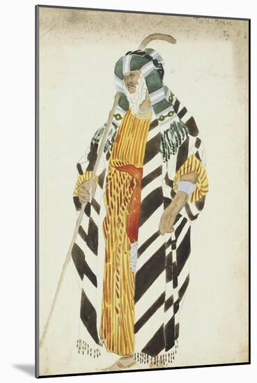 Costume Design for a Dancer in Suite Arabe-Leon Bakst-Mounted Giclee Print