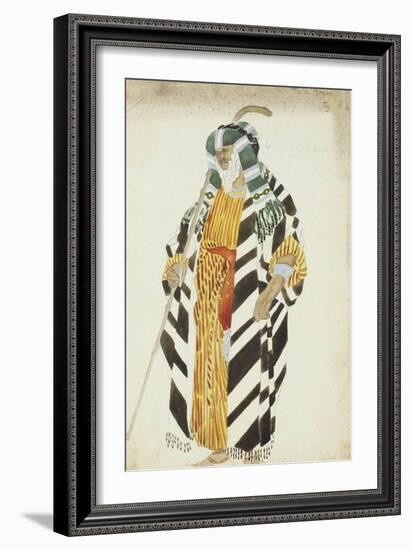 Costume Design for a Dancer in Suite Arabe-Leon Bakst-Framed Giclee Print