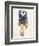 Costume Design for a Dancing Girl-Leon Bakst-Framed Giclee Print