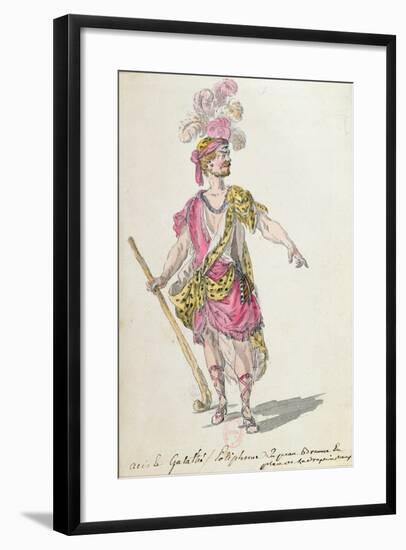 Costume Design for a Performance in Paris in 1762 of Lully's Opera 'Acis Et Galatee'-Nicolas Boquet-Framed Giclee Print