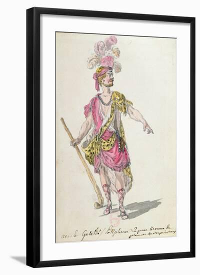 Costume Design for a Performance in Paris in 1762 of Lully's Opera 'Acis Et Galatee'-Nicolas Boquet-Framed Giclee Print