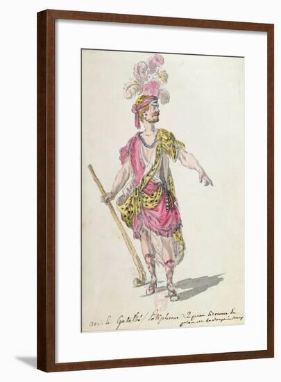 Costume Design for a Performance in Paris in 1762 of Lully's Opera 'Acis Et Galatee'-Nicolas Boquet-Framed Giclee Print