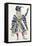 Costume Design for a Sultan (W/C on Paper)-Leon Bakst-Framed Premier Image Canvas