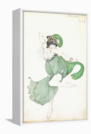 Costume Design for 'Bacchanale', Soloist Ballerina-Leon Bakst-Framed Premier Image Canvas