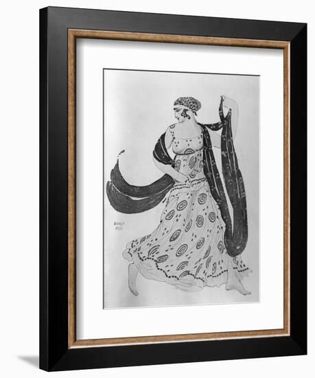 Costume Design for 'Cleopatra', 1910-Leon Bakst-Framed Giclee Print