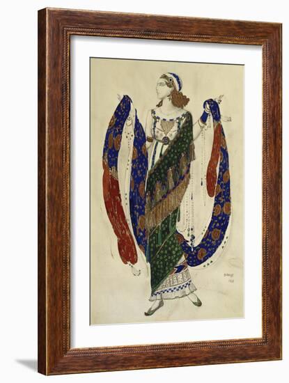 Costume Design for Cleopatra - a Dancer-Leon Bakst-Framed Giclee Print