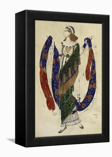 Costume Design for Cleopatra - a Dancer-Leon Bakst-Framed Premier Image Canvas