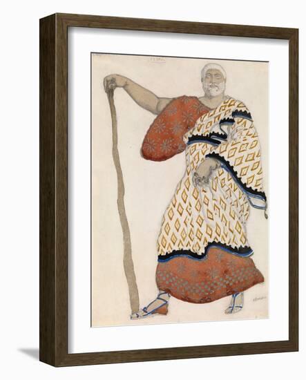 Costume Design for Drama Oedipus at Colonus by Sophocles, 1904-Léon Bakst-Framed Giclee Print