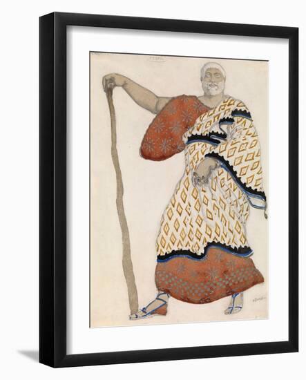 Costume Design for Drama Oedipus at Colonus by Sophocles, 1904-Léon Bakst-Framed Giclee Print