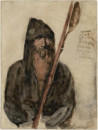 Costume Design for Feodor Chaliapin (1873-1938) in the opera Rogneda by ...