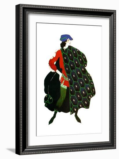 Costume Design for Gabriele D'Annunzio's Ballet 'The Martyrdom of St Sebastian, C1911-Leon Bakst-Framed Giclee Print