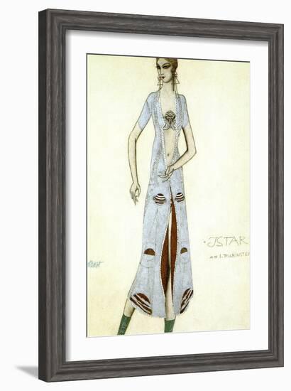 Costume Design for Ida Rubinstein as Ishtar, 1924-Leon Bakst-Framed Giclee Print