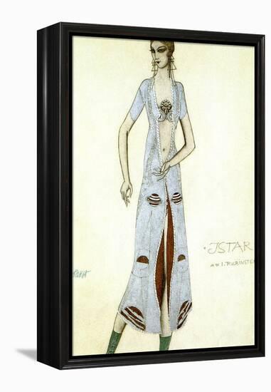 Costume Design for Ida Rubinstein as Ishtar, 1924-Leon Bakst-Framed Premier Image Canvas