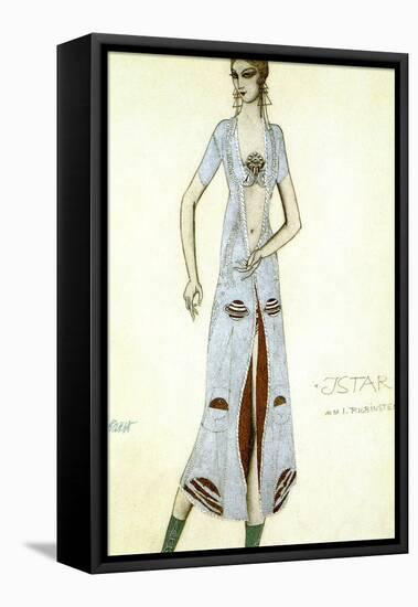 Costume Design for Ida Rubinstein as Ishtar, 1924-Leon Bakst-Framed Premier Image Canvas