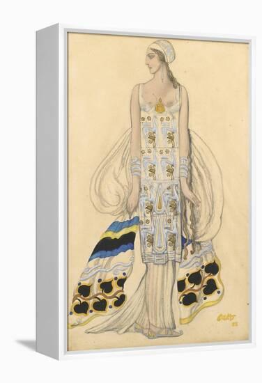 Costume Design for Ida Rubinstein in the Drama Phaedra (Phèdr) by Jean Racine-Léon Bakst-Framed Premier Image Canvas