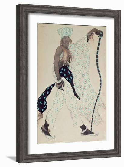 Costume Design for 'Le Pelerin' : Blue God, 1912-Leon Bakst-Framed Giclee Print