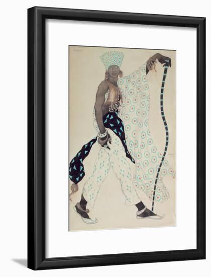 Costume Design for 'Le Pelerin' : Blue God, 1912-Leon Bakst-Framed Giclee Print