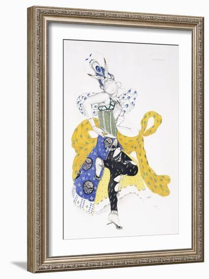 Costume Design for Madame Trouchanova in 'La Peri'-Leon Bakst-Framed Giclee Print