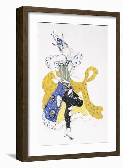 Costume Design for Madame Trouchanova in 'La Peri'-Leon Bakst-Framed Giclee Print