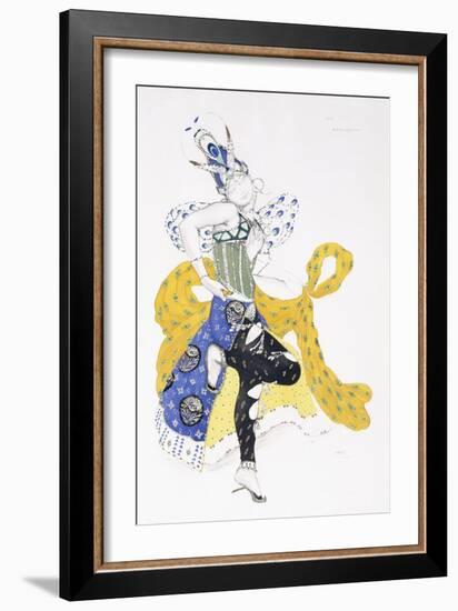 Costume Design for Madame Trouchanova in 'La Peri'-Leon Bakst-Framed Giclee Print