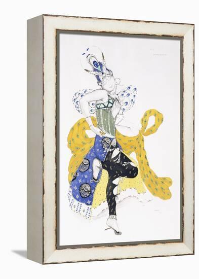 Costume Design for Madame Trouchanova in 'La Peri'-Leon Bakst-Framed Premier Image Canvas