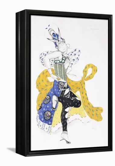 Costume Design for Madame Trouchanova in 'La Peri'-Leon Bakst-Framed Premier Image Canvas