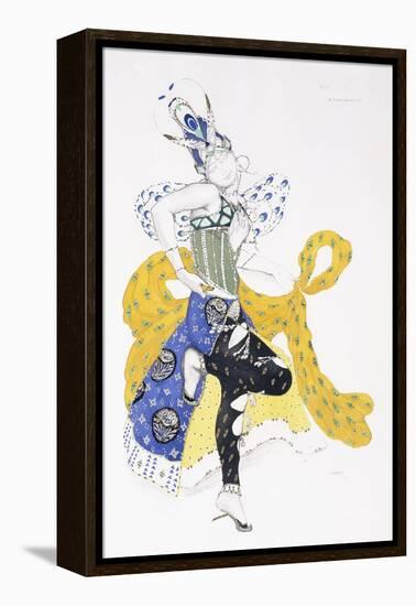 Costume Design for Madame Trouchanova in 'La Peri'-Leon Bakst-Framed Premier Image Canvas