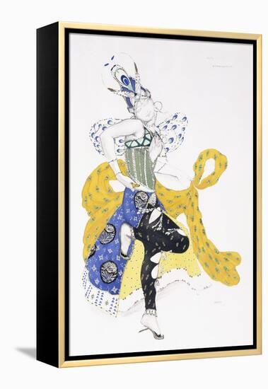 Costume Design for Madame Trouchanova in 'La Peri'-Leon Bakst-Framed Premier Image Canvas