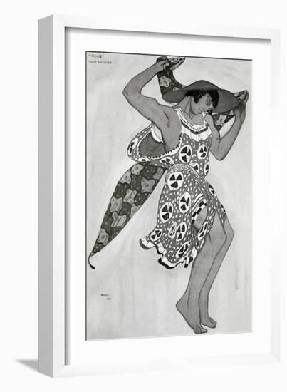 Costume design for Narcisse-Leon Bakst-Framed Giclee Print