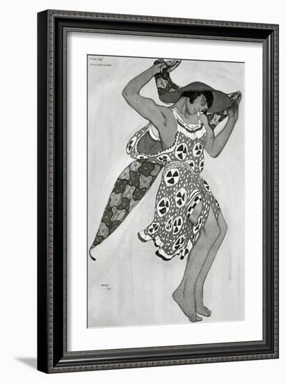 Costume design for Narcisse-Leon Bakst-Framed Giclee Print