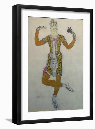 Costume Design for Nijinsky in 'Le Festin', 1909-Leon Bakst-Framed Giclee Print