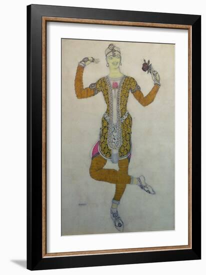 Costume Design for Nijinsky in 'Le Festin', 1909-Leon Bakst-Framed Giclee Print