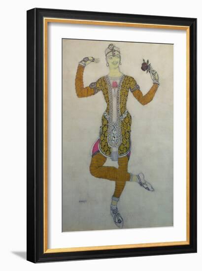 Costume Design for Nijinsky in 'Le Festin', 1909-Leon Bakst-Framed Giclee Print