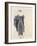 Costume Design for Oedipus at Colonnus- Antigone-Leon Bakst-Framed Giclee Print