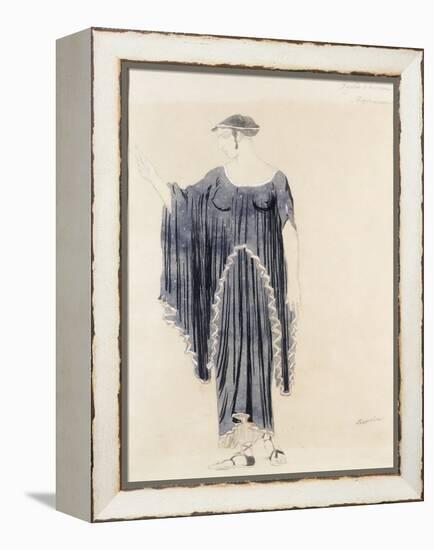 Costume Design for Oedipus at Colonnus- Antigone-Leon Bakst-Framed Premier Image Canvas