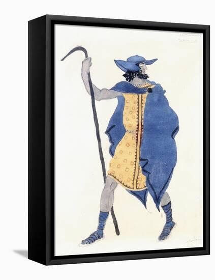 Costume Design for Oedipus at Colonnus- the Stranger-Leon Bakst-Framed Premier Image Canvas
