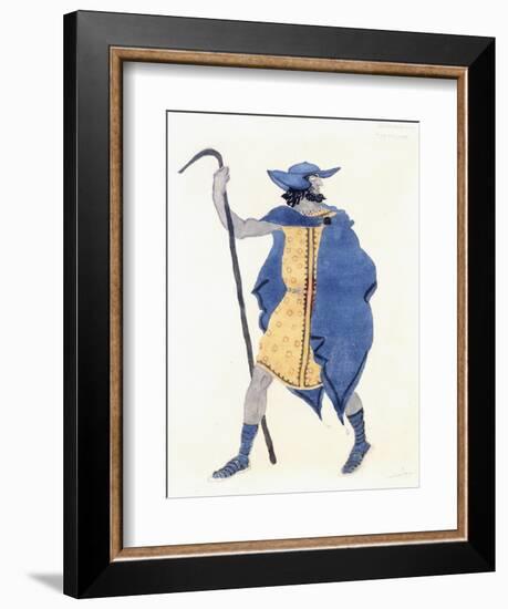 Costume Design for Oedipus at Colonnus- the Stranger-Leon Bakst-Framed Giclee Print