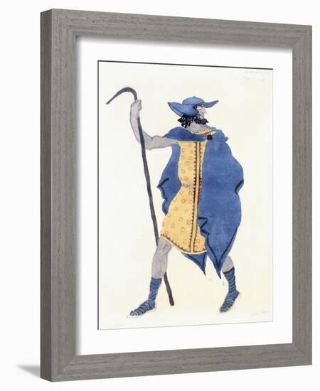 Costume Design for Oedipus at Colonnus- the Stranger-Leon Bakst-Framed Giclee Print