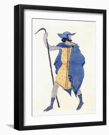 Costume Design for Oedipus at Colonnus- the Stranger-Leon Bakst-Framed Giclee Print