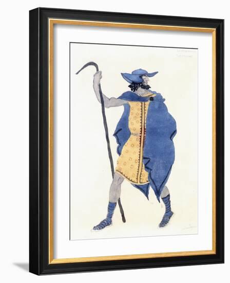 Costume Design for Oedipus at Colonnus- the Stranger-Leon Bakst-Framed Giclee Print