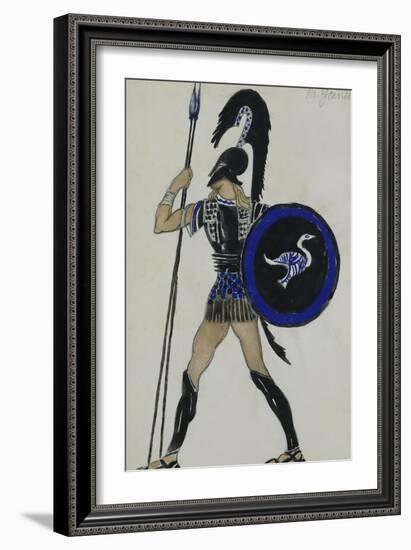 Costume Design for Phaedre; Hippolitus-Leon Bakst-Framed Giclee Print