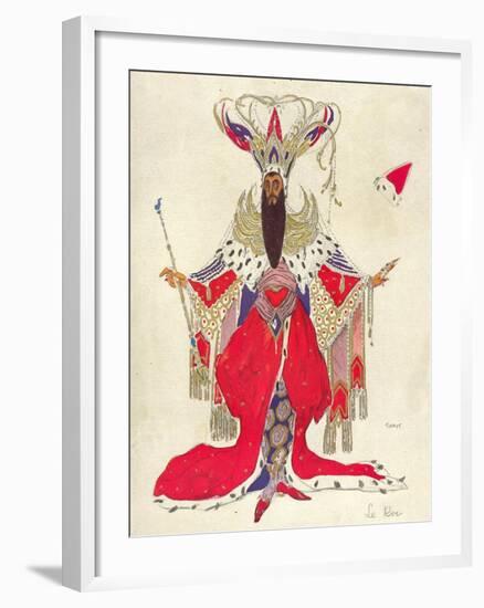 Costume Design For Potiphar in The Legend of Joseph, 1914-Leon Bakst-Framed Giclee Print