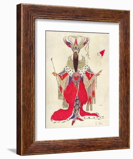 Costume Design For Potiphar in The Legend of Joseph, 1914-Leon Bakst-Framed Giclee Print