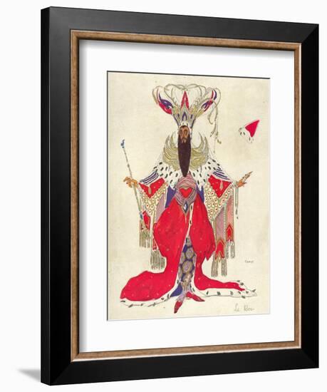 Costume Design For Potiphar in The Legend of Joseph, 1914-Leon Bakst-Framed Giclee Print