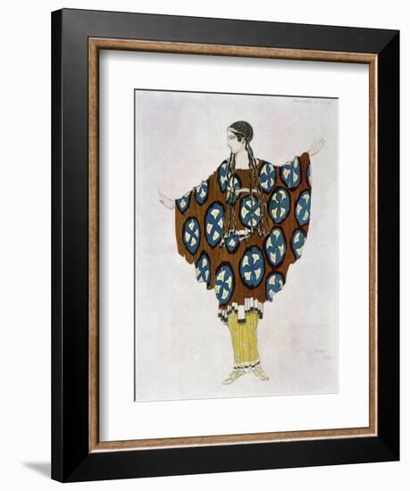 Costume Design for Ravel, from Daphnis and Chloe, C.1912-Leon Bakst-Framed Giclee Print