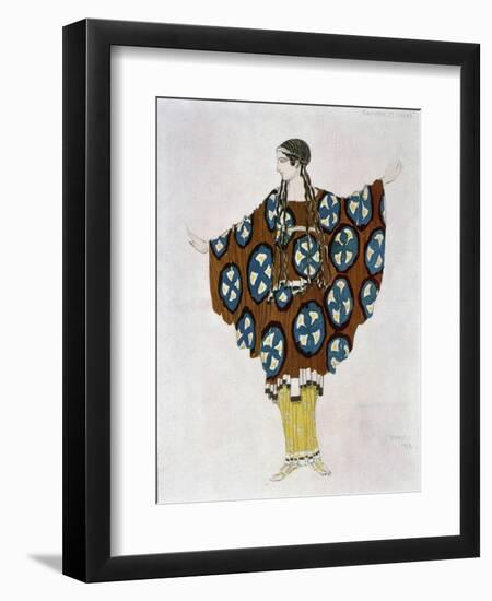 Costume Design for Ravel, from Daphnis and Chloe, C.1912-Leon Bakst-Framed Giclee Print