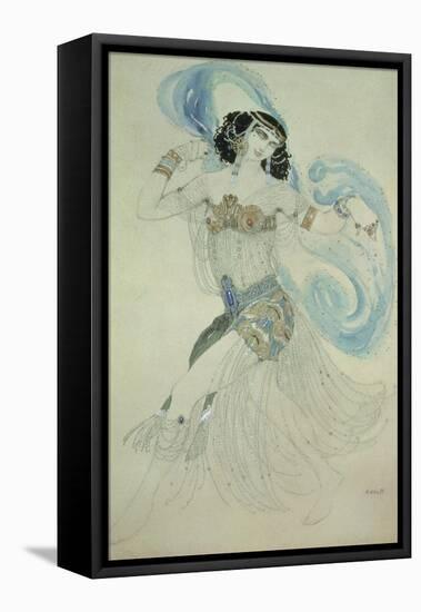 Costume Design for Salome in "Dance of the Seven Veils," 1908-Leon Bakst-Framed Premier Image Canvas